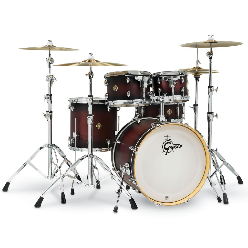 GRETSCH CATALINA MAPLE 10,12,14,20 + 14 X 5,5 SATIN DEEP CHERRY BURST 1