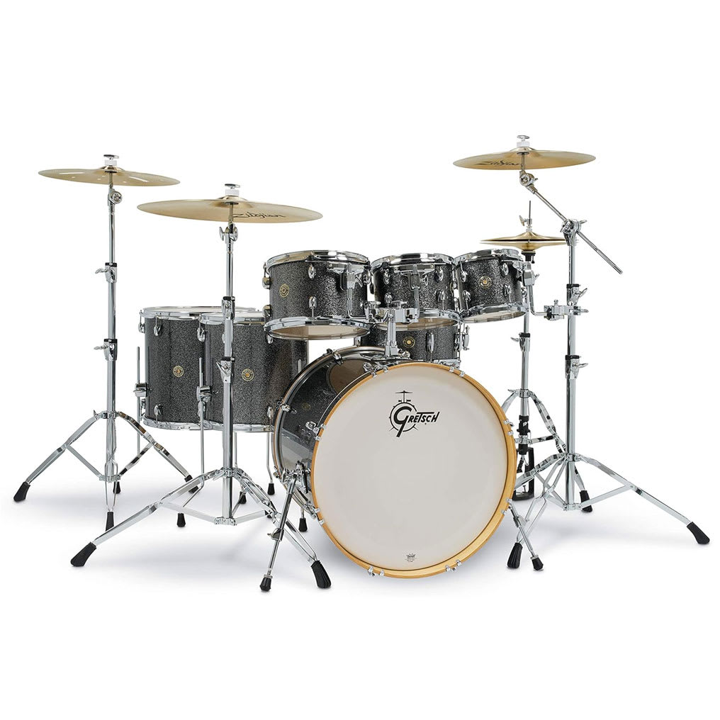 GRETSCH CATALINA MAPLE 8,10,12,14,16,22 + 14 X 8 BLACK SPARKLE 1
