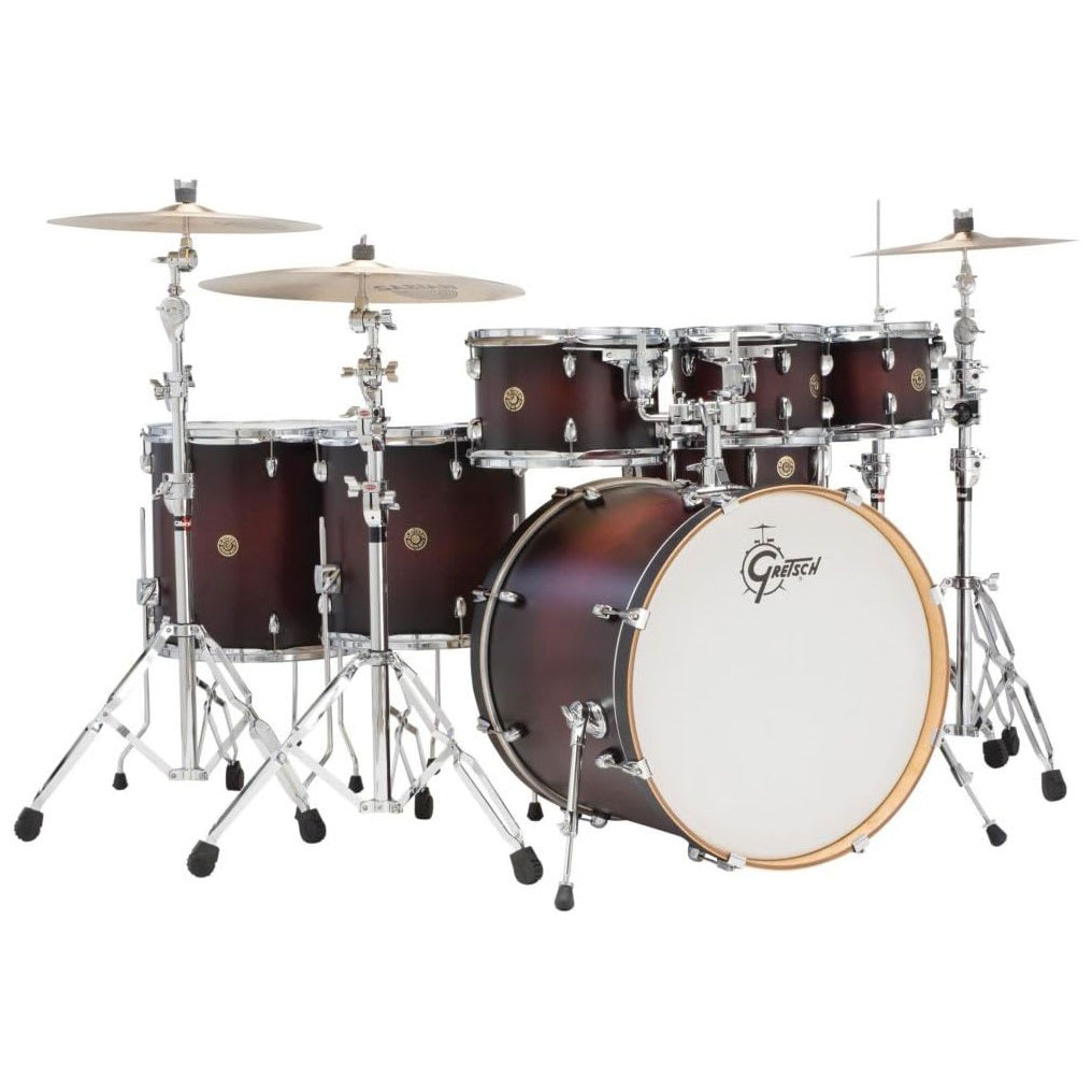GRETSCH CATALINA MAPLE 8,10,12,14,16,22 + 14 X 6 SATIN DEEP CHERRY BURST 1