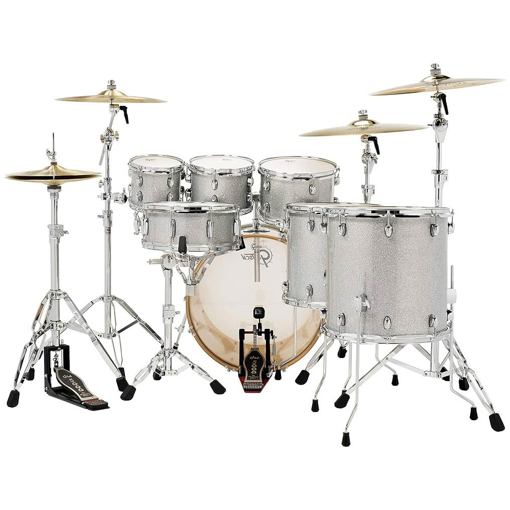 GRETSCH CATALINA MAPLE 8,10,12,14,16,22 + 14 X 7 SILVER SPARKLE2
