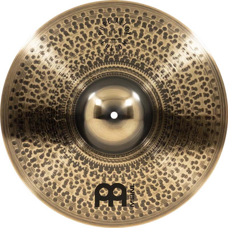 MEINL PURE ALLOY CUSTOM MEDIUM THIN CRASH  18 PAC18MTC 2