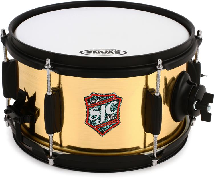 SJC TAMBOR SIDE SNARE JAM CAN BRUSHED  BRASS 10X6 1