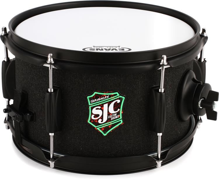 SJC TAMBOR SIDE SNARE TRAH CAN BLACK 10X6 1