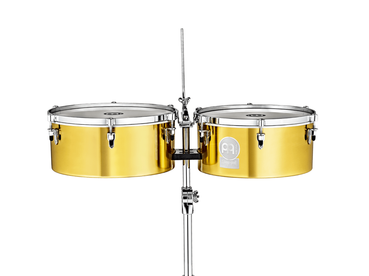 TIMBALES 14 & 15 ARTIST SERIES DIEGO GALÉ SOLID BRASS DG1415 MEINL PERCUSSION 1