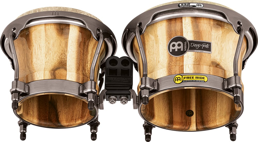 BONGO DIEGO GALE CHAMCHURI WOOD  REMO FIBERSKYN HEADS ARTIST SERIES WOOD DGR400CW MEINL PERCUSSION4