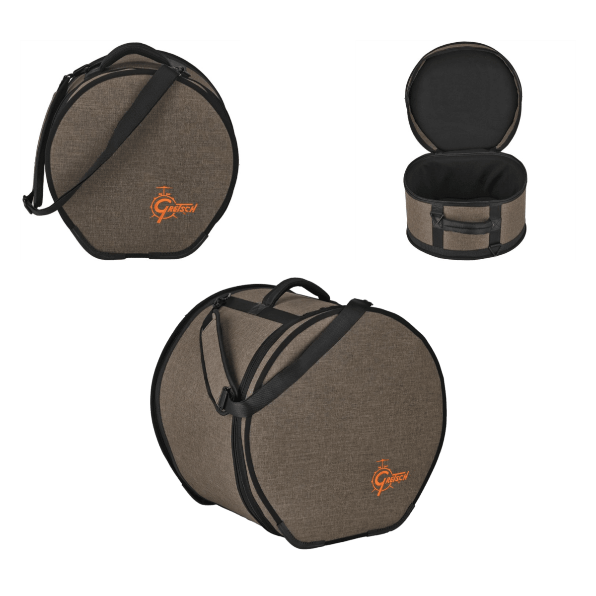 PACK FUNDAS 3PCS PRO TOUR 8X12, 14X14, 16X18 PACK-PT-18 GRETSCH 1