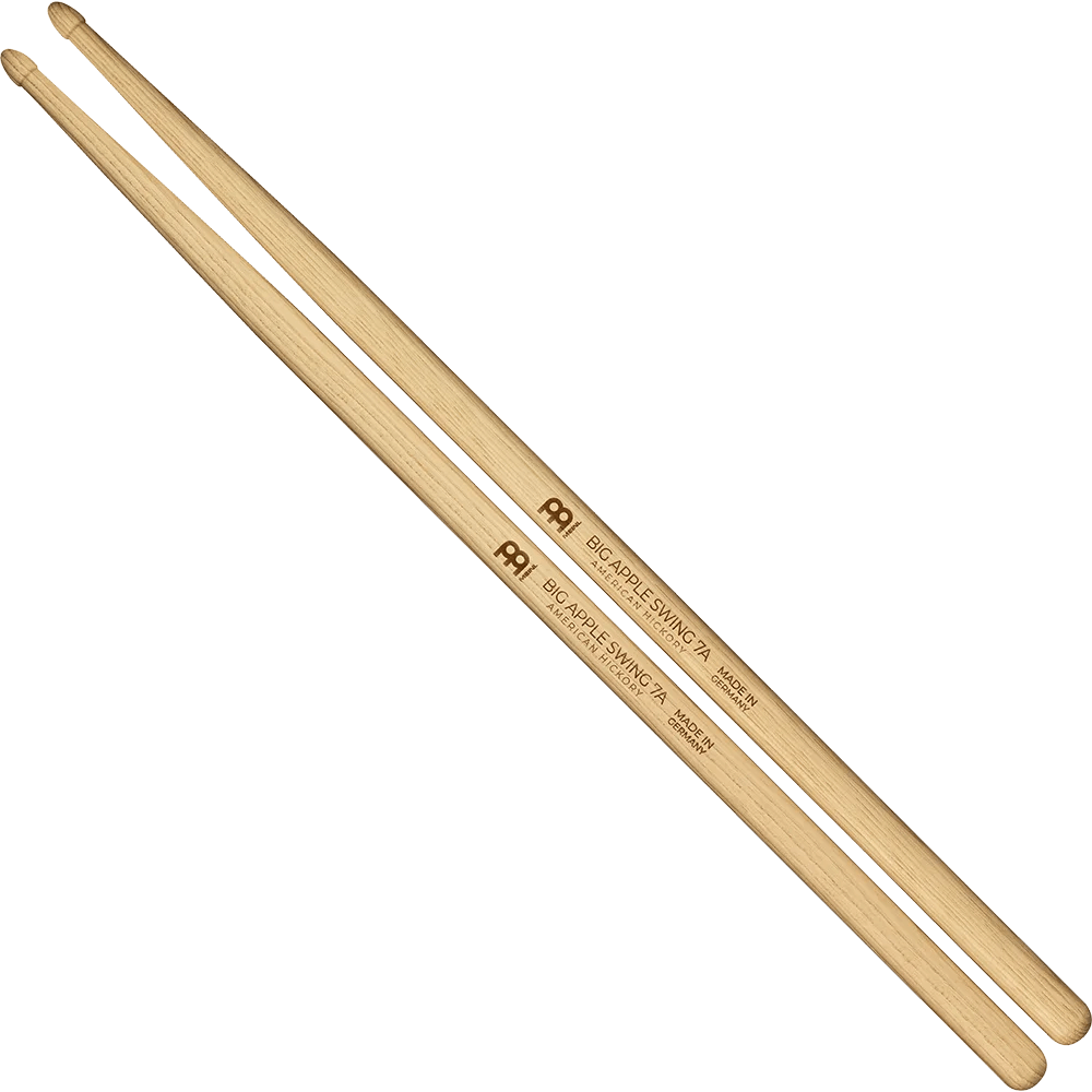 BAQUETAS BIG APPLE SWING 7A AMERICAN HICKORY SB122 MEINL 1