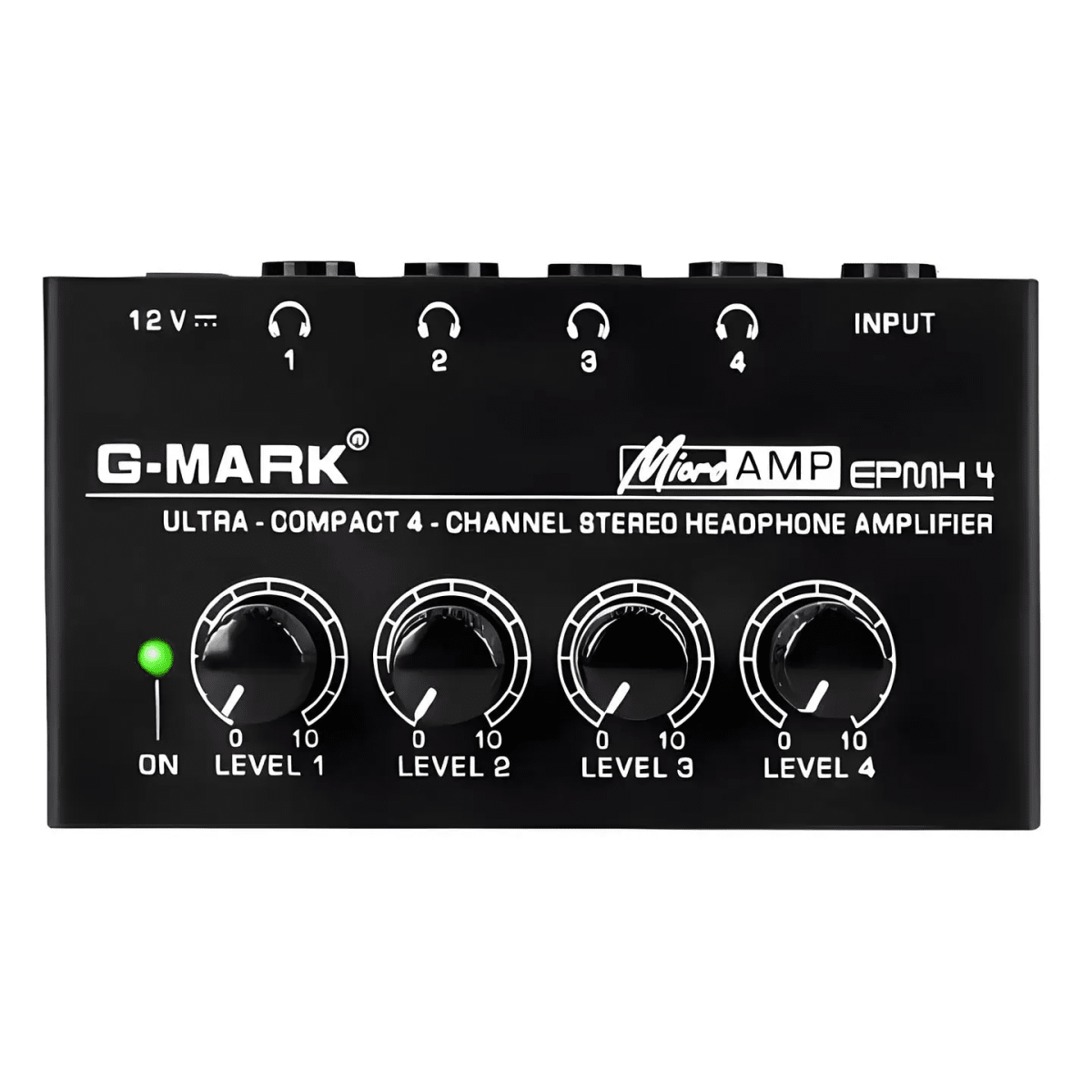 AMPLIFICADOR DE AUDIFONOS 4 SALIDAS EPMH4 G-MARK 1