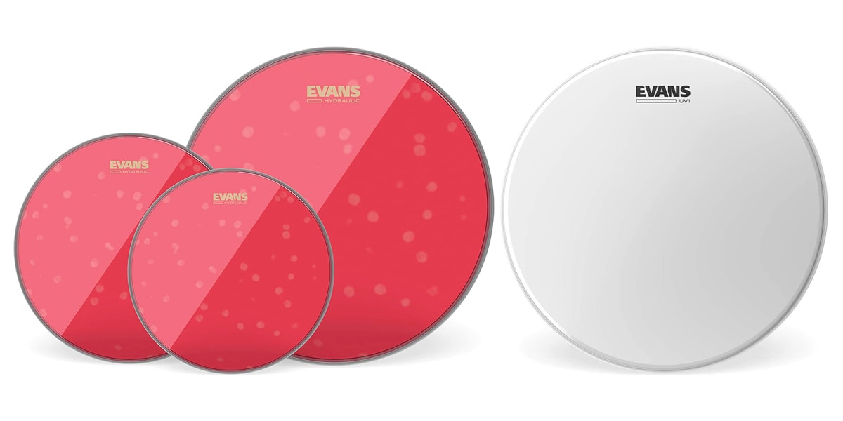 PARCHES EVANS HYDRAULIC RED FUSION + 14 COATED UV1 PACK1