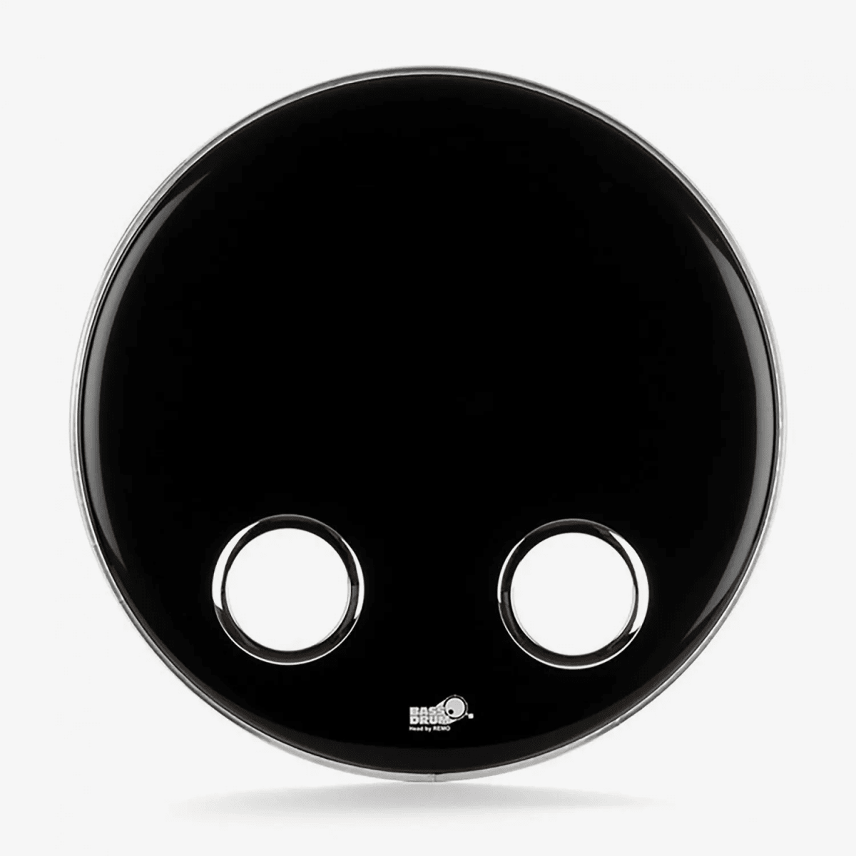 PARCHE RESONANTE BOMBO EBONY 2 PERFORACIONES 20' ES-2024C BASS DRUM O'S 1