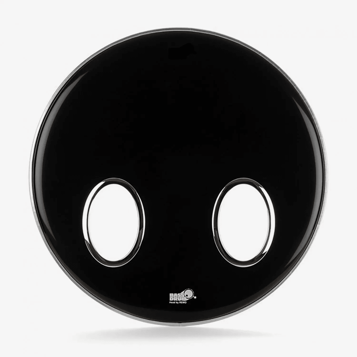 PARCHE RESONANTE BOMBO EBONY 2 PERFORACIONES 22' ES-22206C BASS DRUM O'S 1