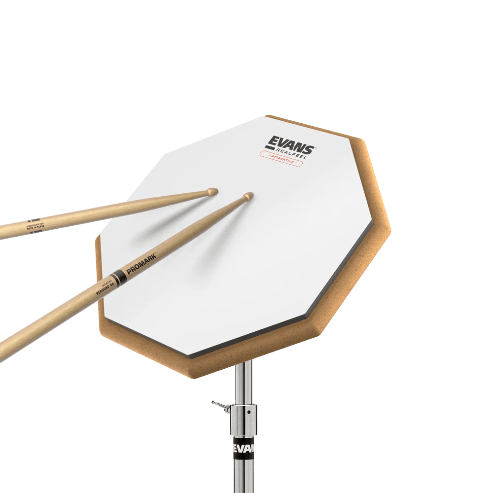 PAD DE PRACTICA 10 ATTACKTILE CON ATRIL EVSP-RF10G-AT EVANS 1