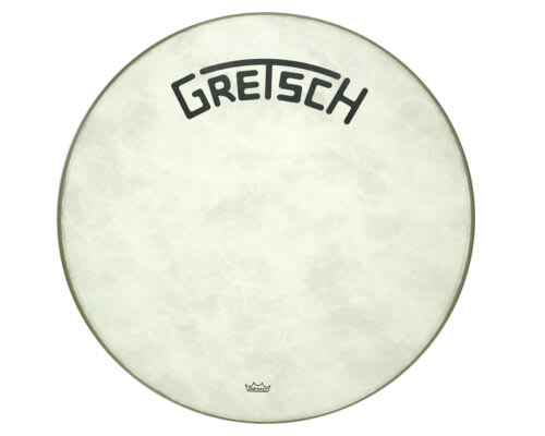 PARCHE DE BOMBO FRONTAL 18 GRETSCH TIPO REMO FYBERSKIN 1