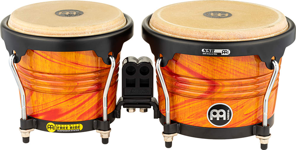 BONGO MARATHON WOOD DESIGNER SERIES AMBER FLAME FWB190AF MEINL1