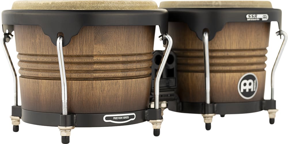WOOD BONGO ANTIQUE TABACCO BURST MARATHON SERIES FWB190ATB-M MEINL PERCUSSION4