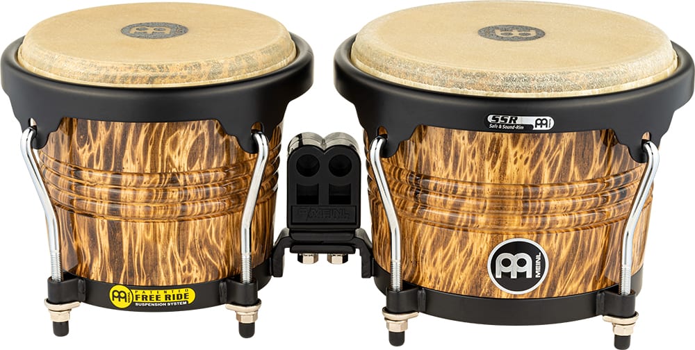 BONGO MARATHON WOOD DESIGNER SERIES LEOPARD BURL FWB190LB MEINL1