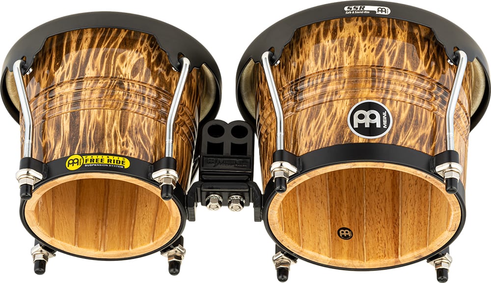 BONGO MARATHON WOOD DESIGNER SERIES LEOPARD BURL FWB190LB MEINL3