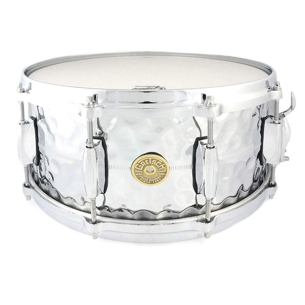 TAMBOR 14X6,5 USA CUSTOM HAMMERED CHROME OVER BRASS GRETSCH2