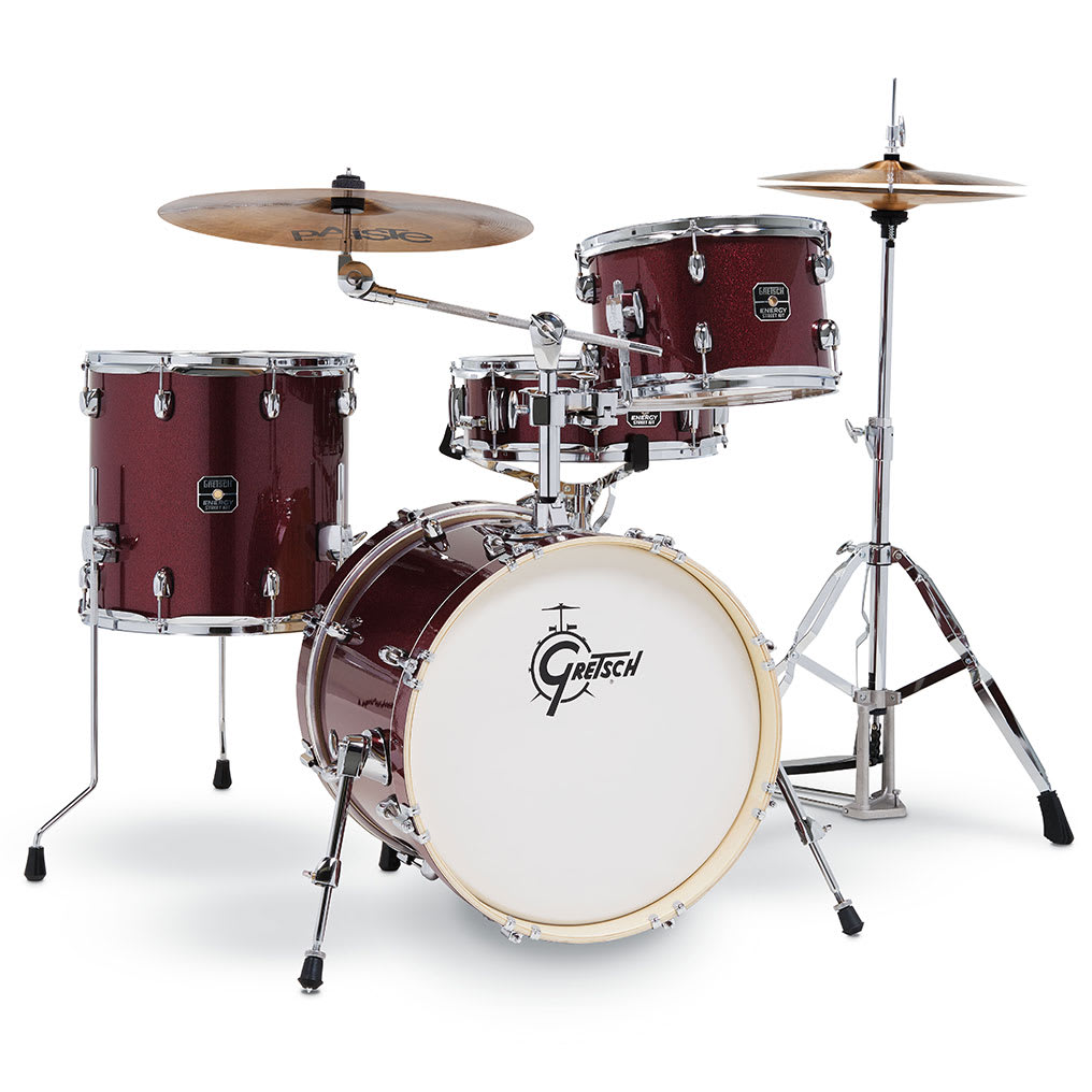 GRETSCH ENERGY 12,14,18 + 14 X 5,5 RUBY SPARKLE 1
