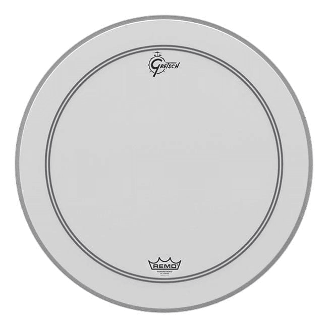 PARCHE DE BOMBO 24 COATED PERMATONE CAPA SIMPLE GRDHCP24K GRETSCH 1