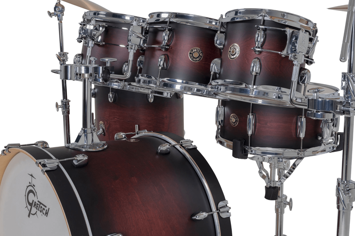SHELLPACK CATALINA MAPLE 8,10,12,14,16,22 + 14X6.5 SATIN DEEP CHERRY BURST CM2-E627-SDCB GRETSCH2