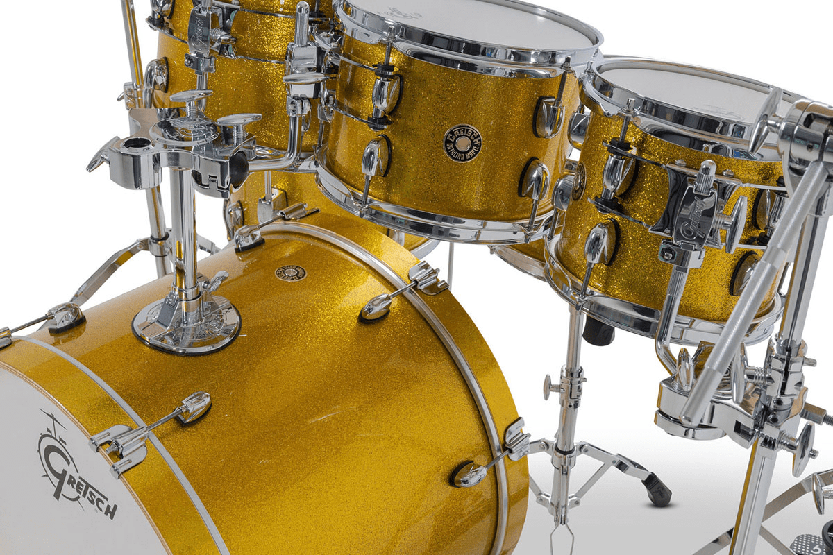 SHELLPACK CATALINA MAPLE 8,10,12,14,16,22 + 14X6.5 LEMON SPARKLE CM2-E627-LS GRETSCH2