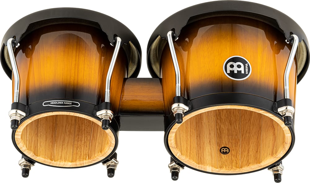 WOOD BONGO VINTAGE SUNBURST HEADLINER SERIES HB100VSB MEINL PERCUSSION4