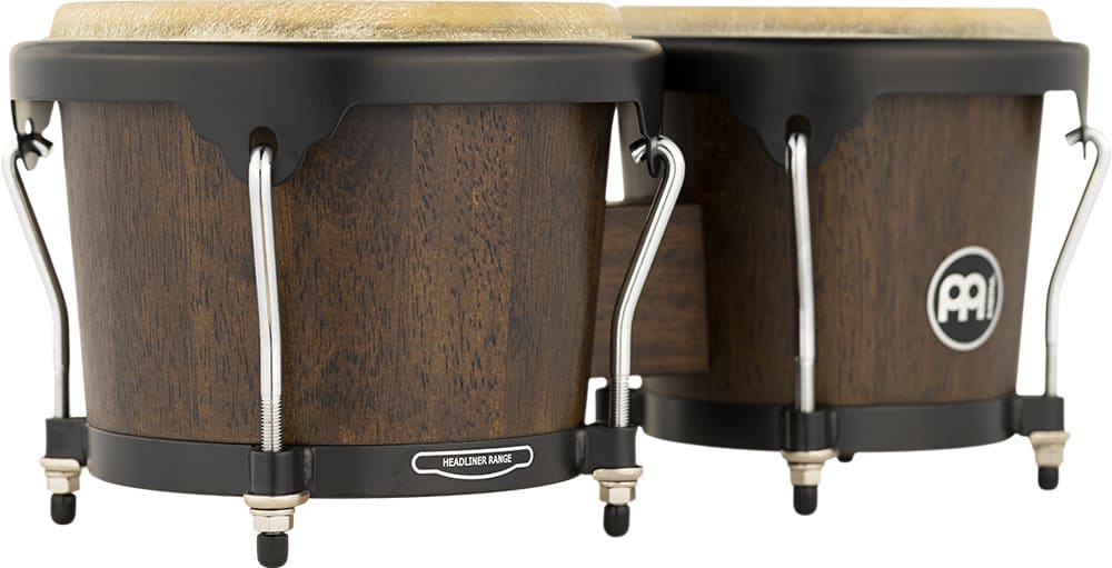 WOOD BONGO VINTAGE WINE BARREL HEADLINER SERIES HB100VWB-M MEINL PERCUSSION4