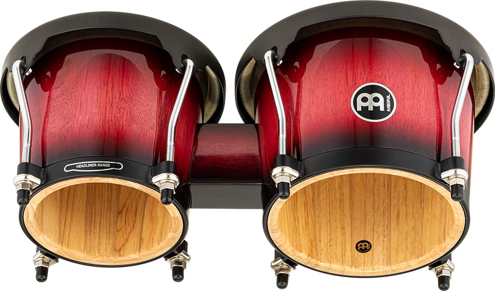 WOOD BONGO WINE RED BURST HEADLINER SERIES HB100WRB MEINL PERCUSSION4