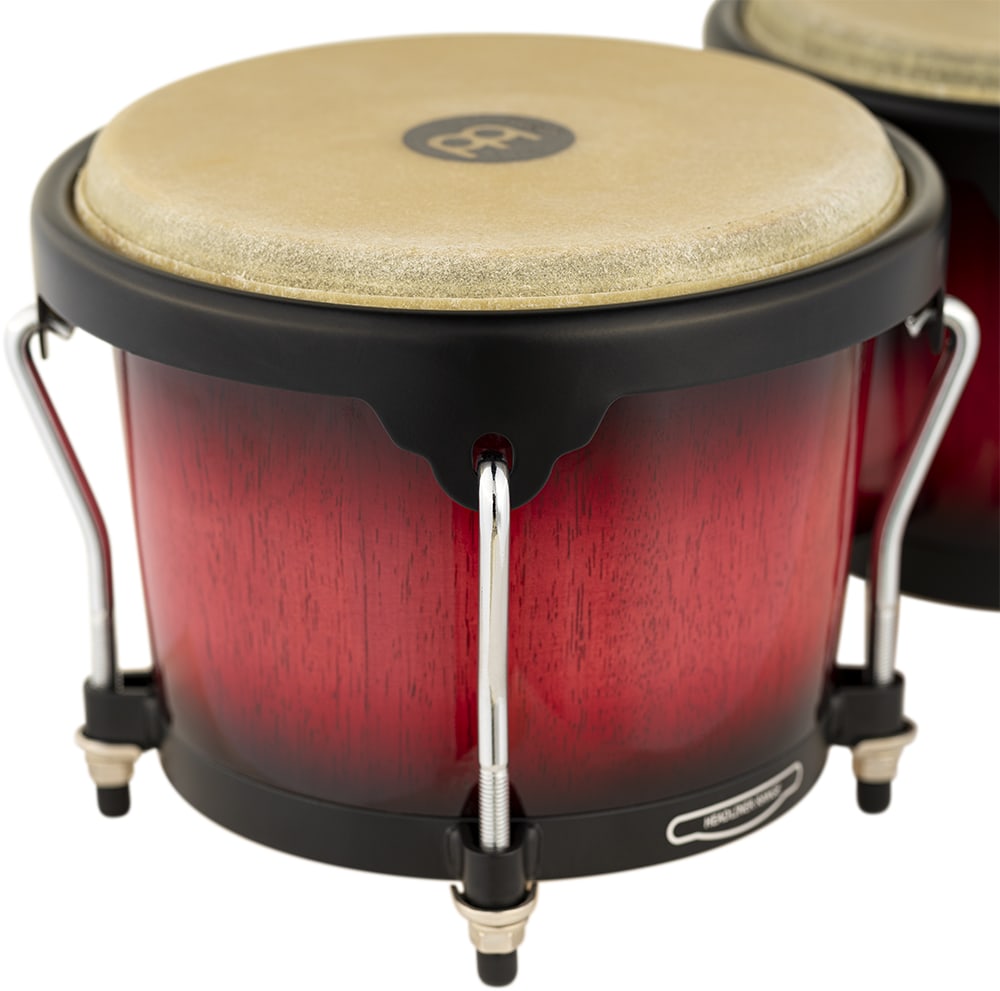 WOOD BONGO WINE RED BURST HEADLINER SERIES HB100WRB MEINL PERCUSSION6