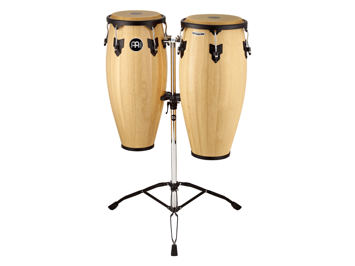 CONGA SET 10 & 11 HEADLINER SERIES NATURAL DOUBLE STAND HAND SELECTED BUFFALO HC888NT MEINL PERCUSSION 1