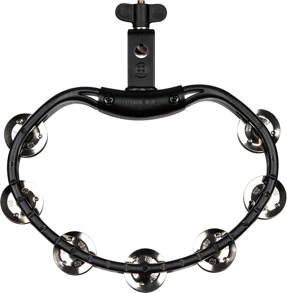PANDERO ABS CON MONTAJE DUAL ROW HEADLINER HTMT2BK MEINL PERCUSSION 1