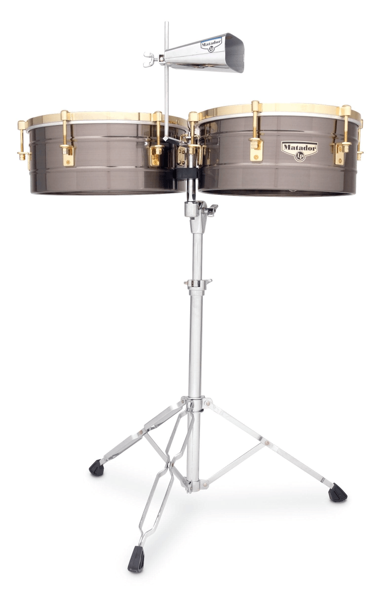 TIMBAL MATADOR BLACK NICKEL CON CAMPANA 14 Y 15 PULGADAS 1