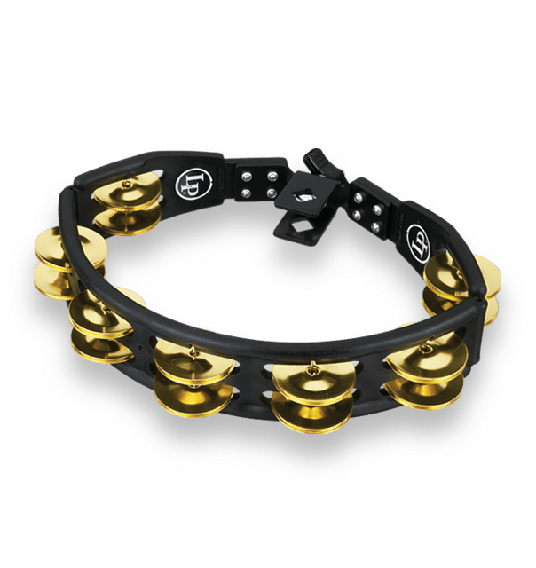 LP CYCLOPS MOUNTED TAMBOURINE BRASS BLACK LP175 1