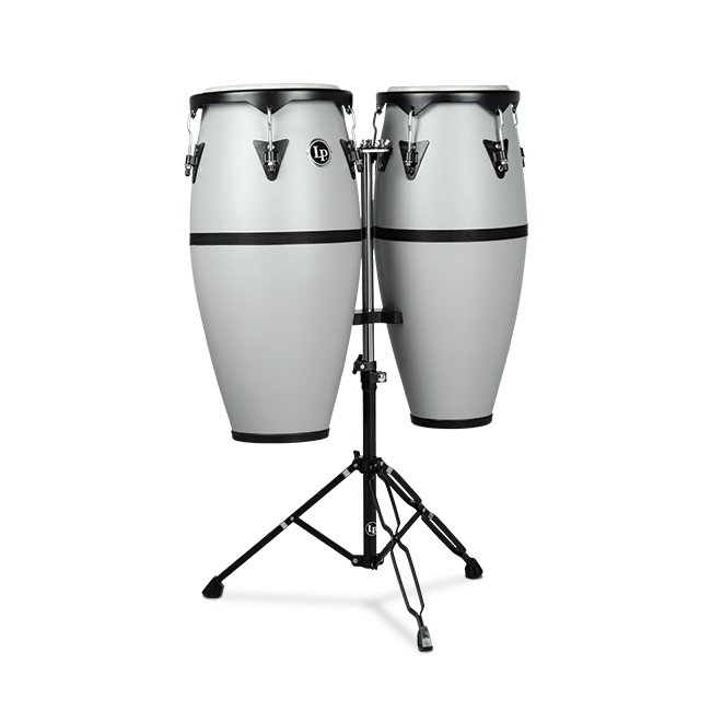 CONGA SET CON ATRIL 10-11 DISCOVERY - SLATE GREY LP646D-SG LP 1