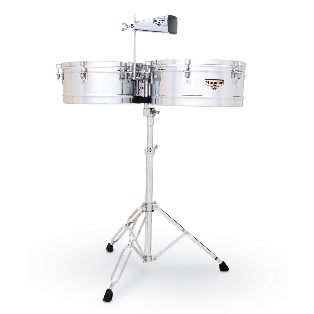 TIMBAL MATADOR ACERO CON CAMPANA 14 Y 15 PULGADAS 1