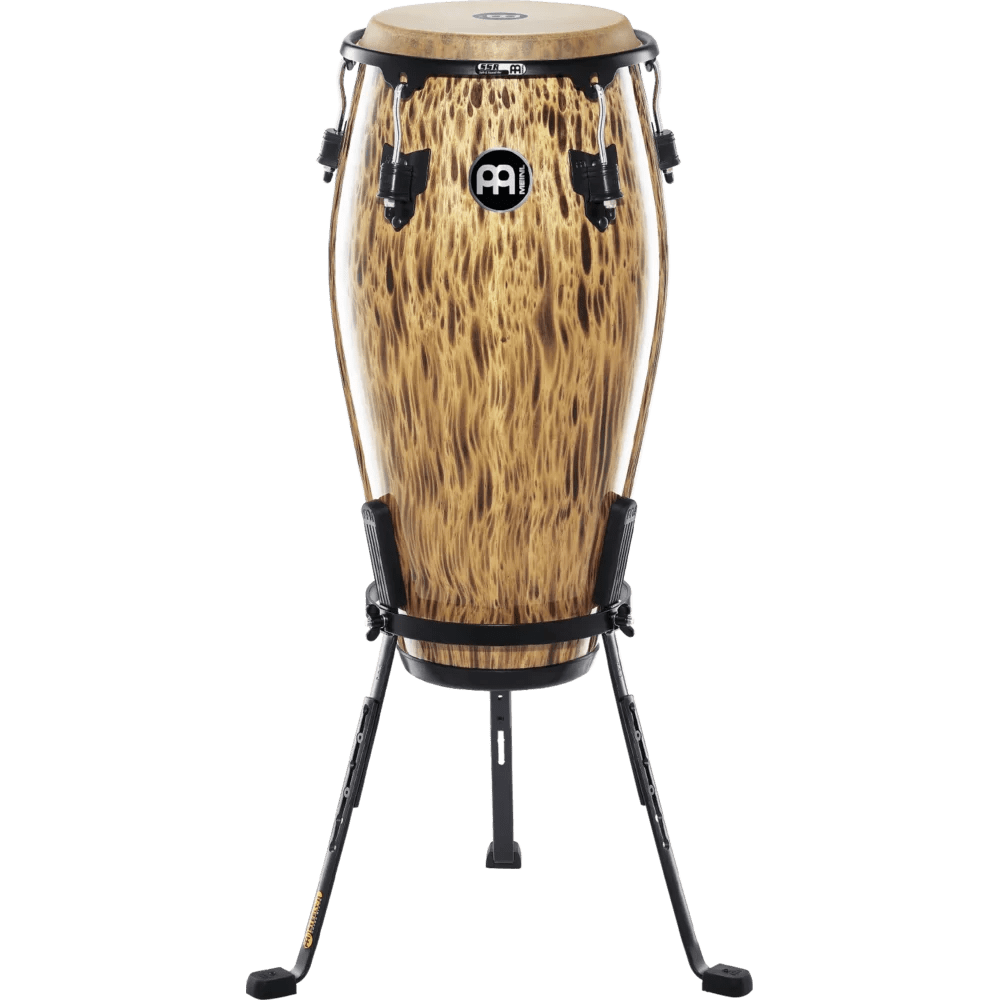 QUINTO 11 MARATHON DESIGNER SERIES QUINTO LEOPARD BURL TRUE SKIN BUFFALO HEAD MCC11LB MEINL PERCUSSION 1