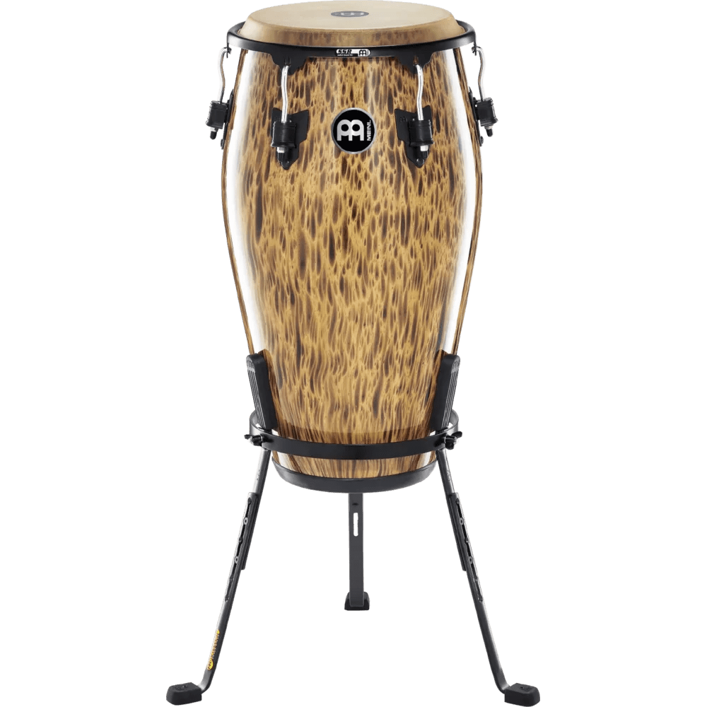 TUMBA 12 1/2 MARATHON DESIGNER SERIES TUMBA LEOPARD BURL TRUE SKIN BUFFALO HEAD MCC1212LB MEINL PERCUSSION 2