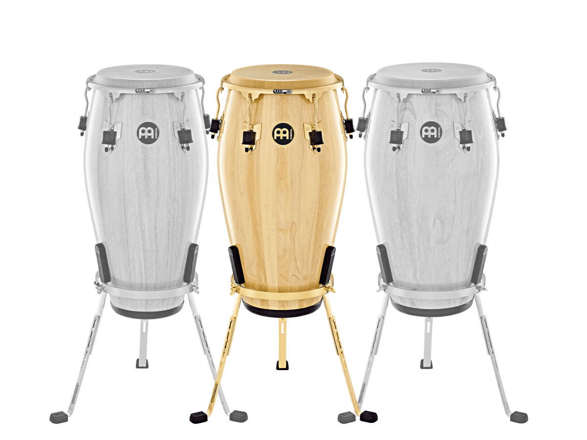 CONGA 11 3/4 MARATHON EXCLUSIVE SERIES CONGA NATURAL GOLD TONE HW TRUE SKIN BUFFALO H MEC1134NT-G MEINL PERCUSSION2