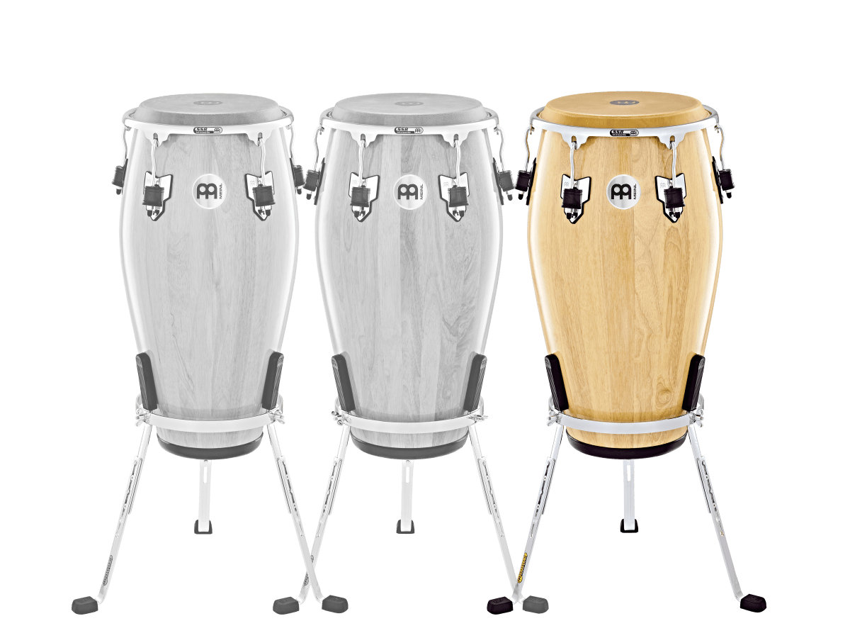 TUMBA 12 1/2 MARATHON EXCLUSIVE SERIES TUMBA NATURAL CHROME PLATED HW TRUE SKIN BUFFA MEC1212NT-CH MEINL PERCUSSION2