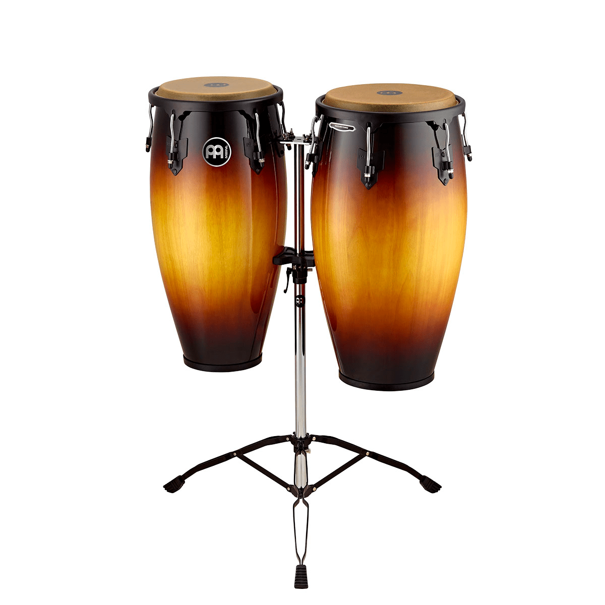 CONGA SET 11 & 12 HEADLINER SERIES VINTAGE SUNBURST DOUBLE STAND HAND SELECTED HC812VSB MEINL PERCUSSION2