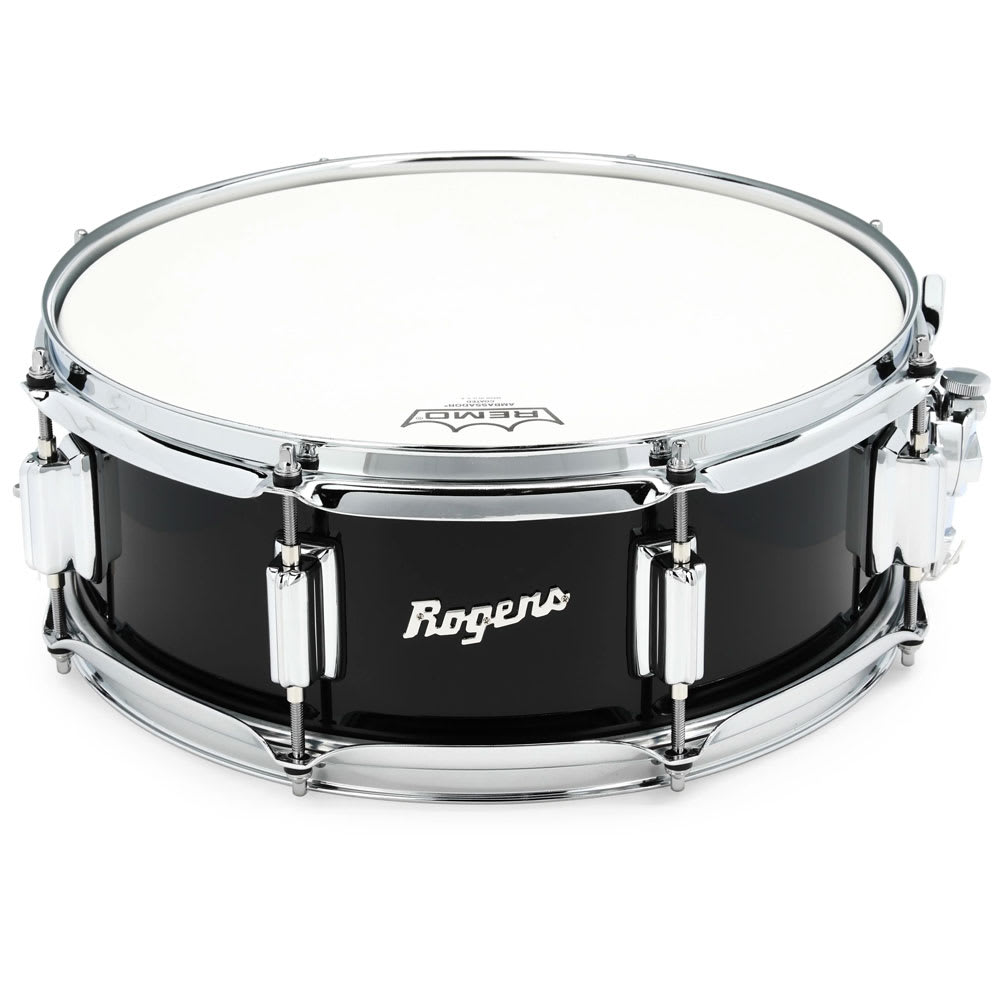 ROGERS TAMBOR POWERTONE  14 X 5.0 PIANO BLACK NO.24-PB 1