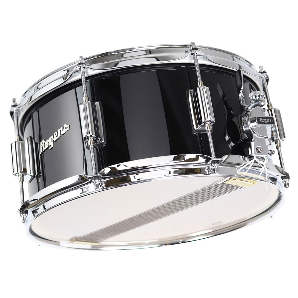 ROGERS TAMBOR POWERTONE  14 X 6.5 PIANO BLACK NO.26-PB2