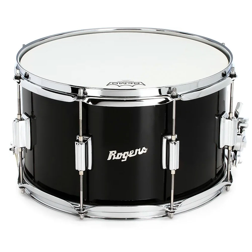ROGERS TAMBOR POWERTONE  14 X 8.0 PIANO BLACK NO.28-PB 1