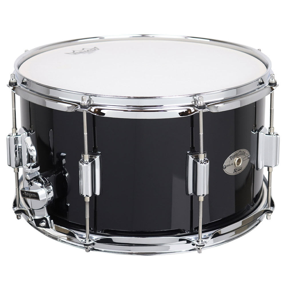 ROGERS TAMBOR POWERTONE  14 X 8.0 PIANO BLACK NO.28-PB3
