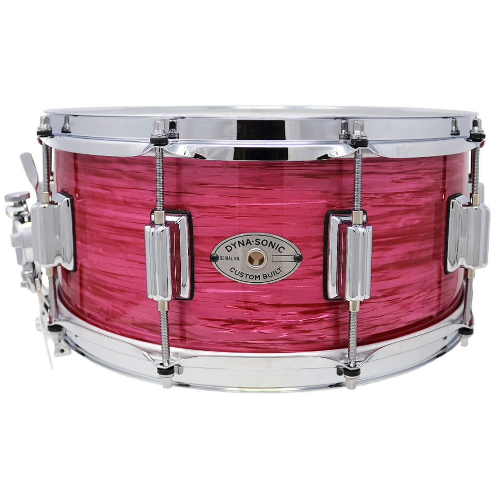 ROGERS TAMBOR DYNA-SONIC 14 X 6.5 RED RIPPLE1