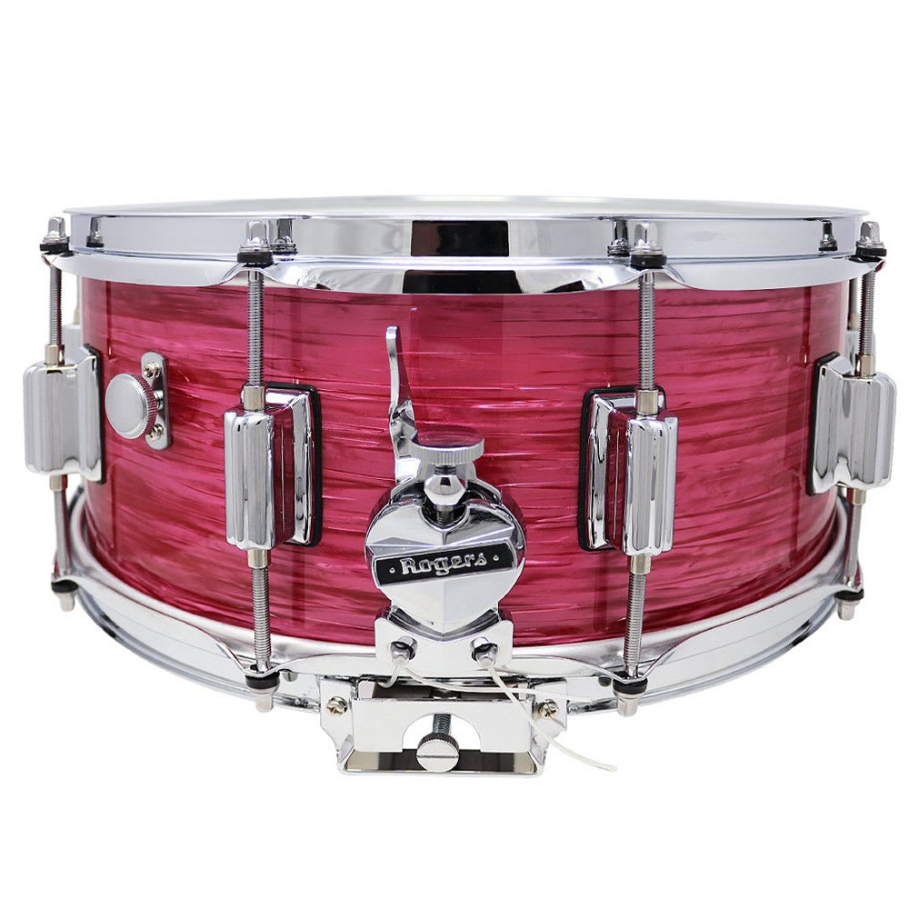 ROGERS TAMBOR DYNA-SONIC 14 X 6.5 RED RIPPLE 2