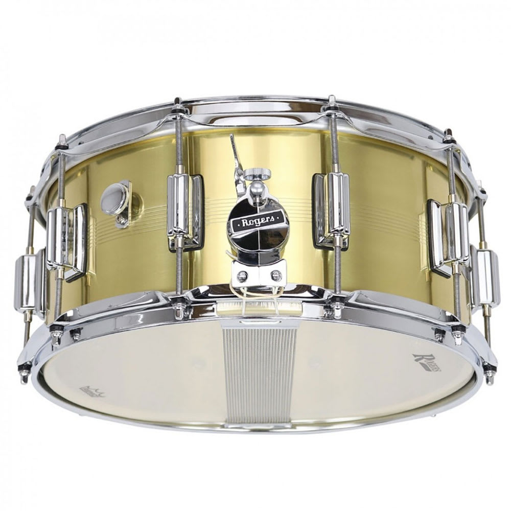 ROGERS TAMBOR SUPERTEN LINE 7 14 X 6.5 BRASS NO.ST37-BN2
