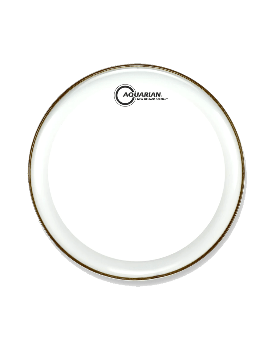 PARCHE DE TAMBOR 14 POWER DOT CLEAR NEW ORLEANS SPECIAL NOS14 AQUARIAN 1