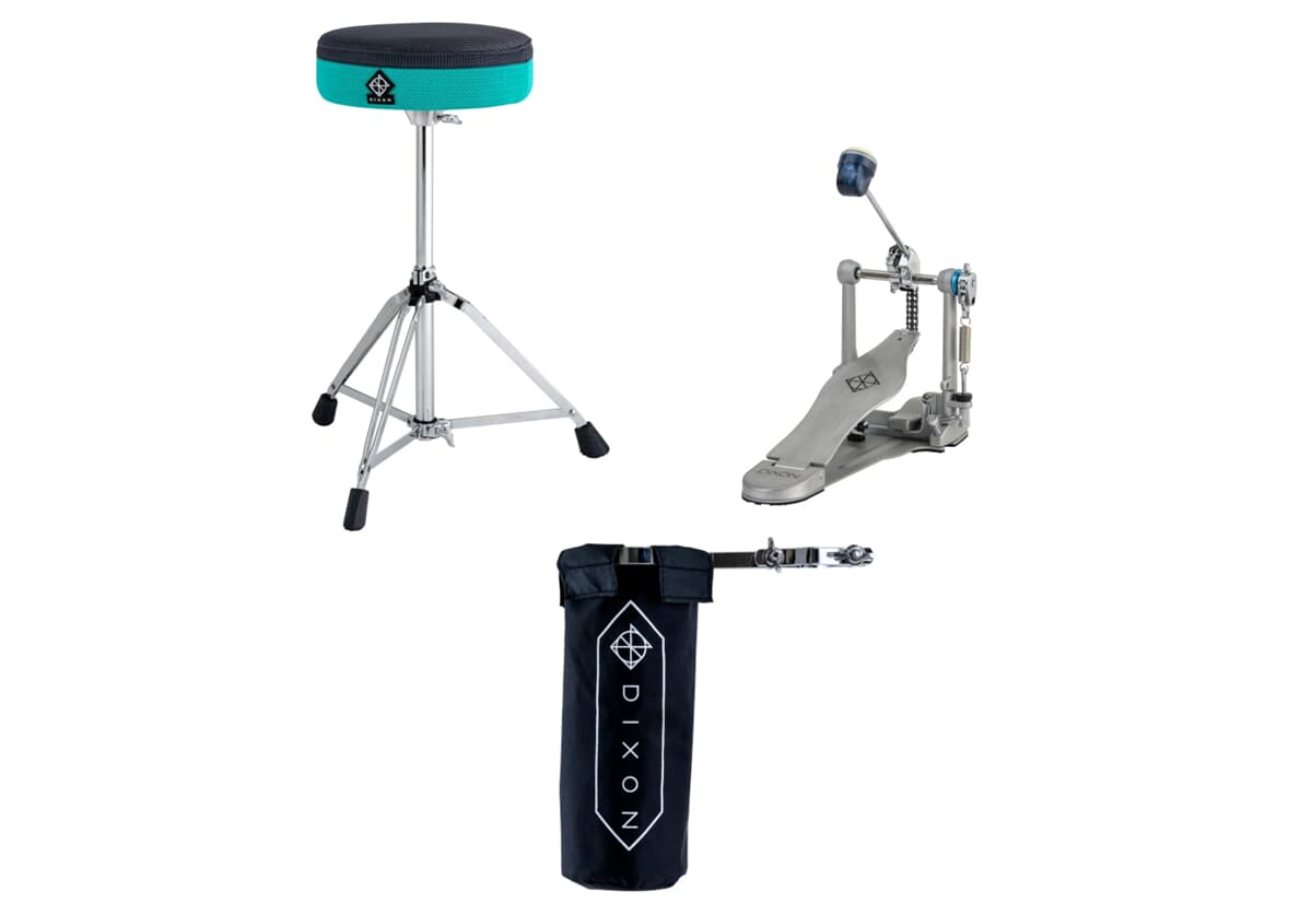 PACK SILLIN BLACK TEAL + PEDAL P2 + PORTABAQUETAS 1